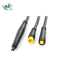 M8 3PIN  PVC  IP66 male female electric bike  Waterproof  cable Connector plug