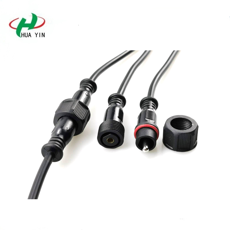 Factory provide IP68 waterproof circular female male 1pin cable connector
