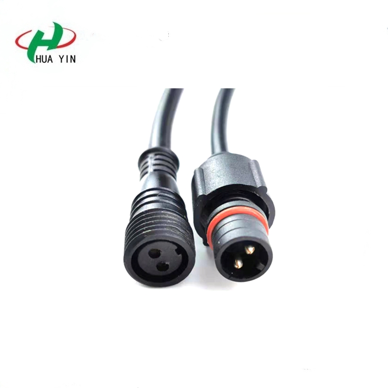 HUAYIN Factory direct sales 2PIN  Waterproof Connector Cable
