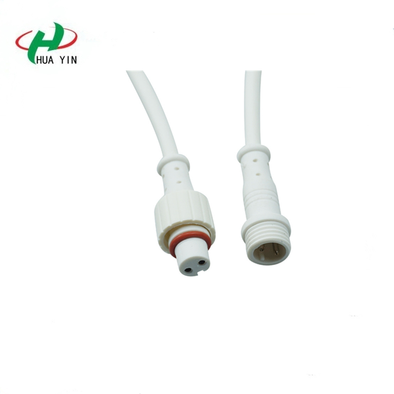 2 Pin electrical waterproof connector female   male terminal connector