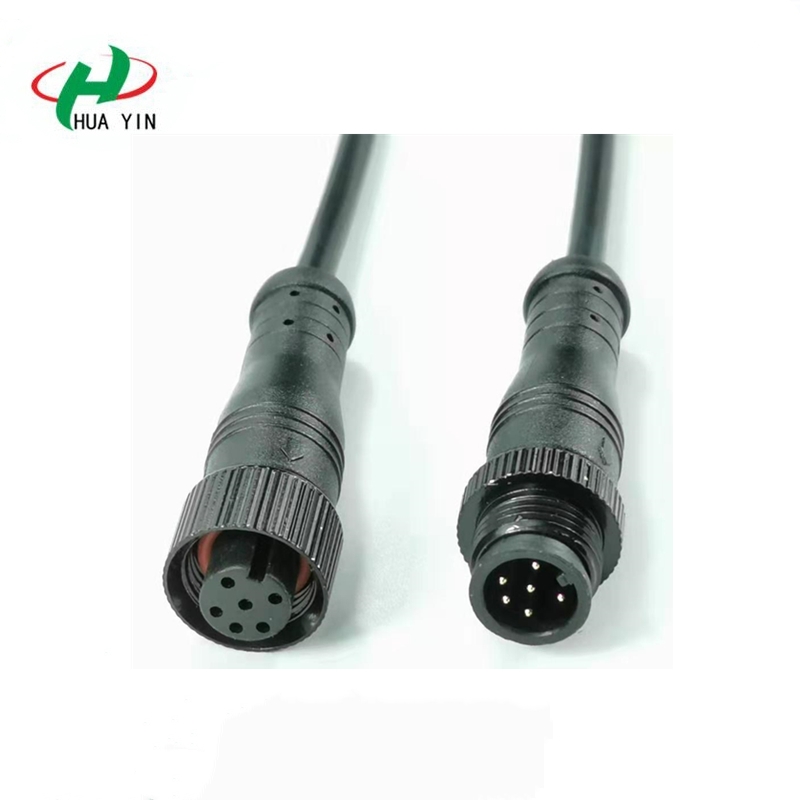 6pin waterproof male and female connector waterproof 6pin Screw type connector for LED display