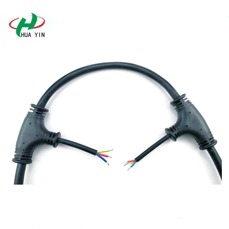 High power high current T-connector  IP67 Waterproof T Wire Connector