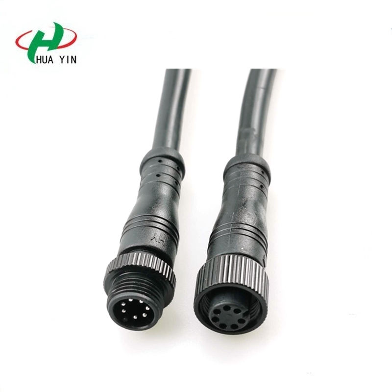7pin waterproof male and female connector waterproof 6pin Screw type connector for LED display