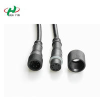 7pin male to female ip67 waterproof led wire connector