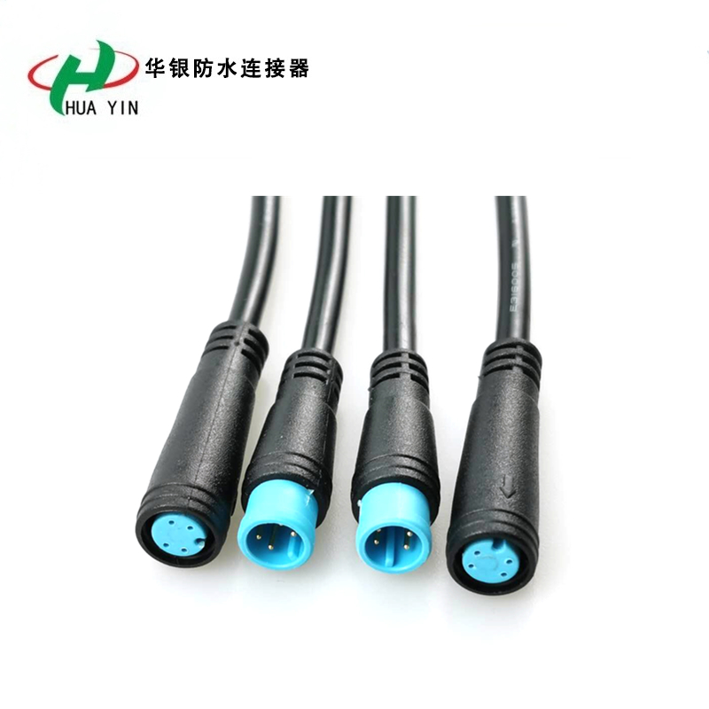 M8 4Pin Waterproof Cable Connector for Electric bike and sensor