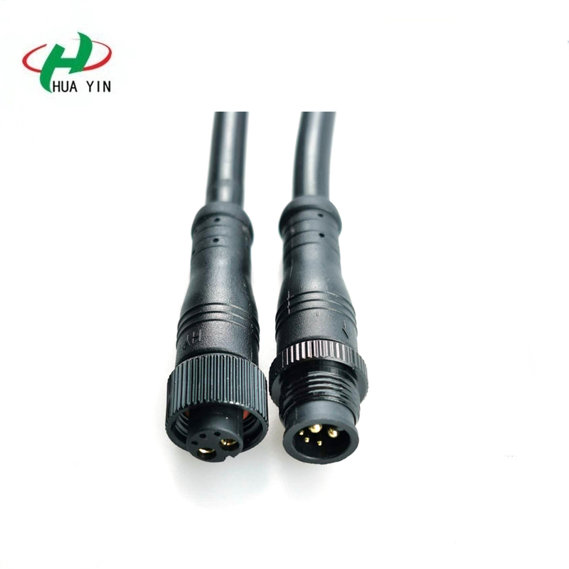 M12 2+3 motor cable IP67 5pin waterproof connector